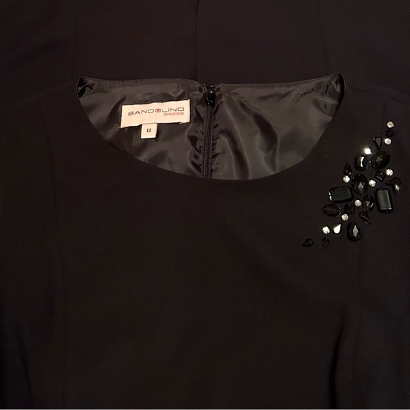 ✨🎄✨ BANDOLINO LITTLE BLACK DRESS Size 12 - Picture 7 of 8